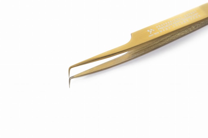 SILK NANO Pęseta do objętości MR 4 75° do przedłużania rzęs 1