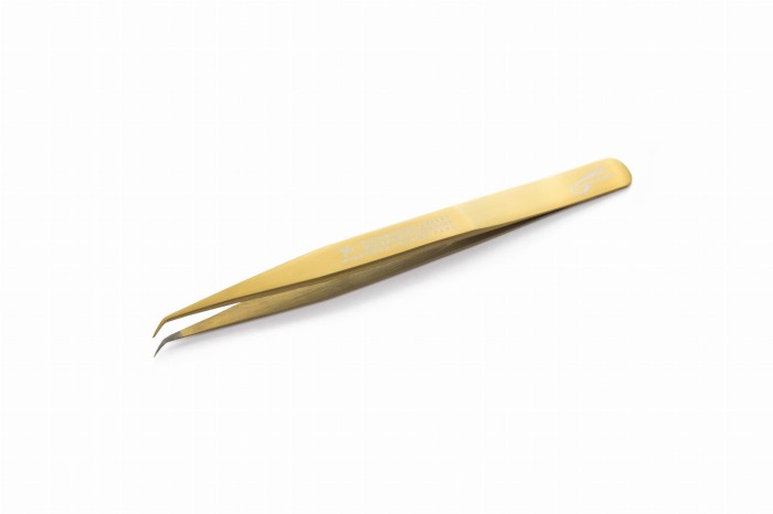 SILK NANO Pęseta do objętości MR 4 45° do przedłużania rzęs
