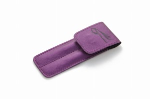 Zestaw pęset do rzęs do objętości z etui w kolorze fioletu 1