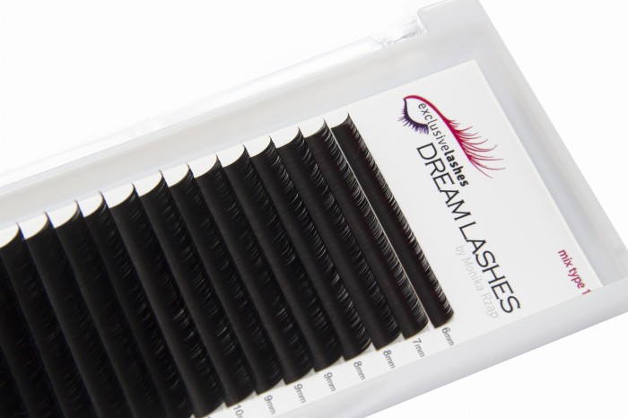 Sztuczne rzęsy 1:1 Flat Dream Lashes 0,15 skręt C