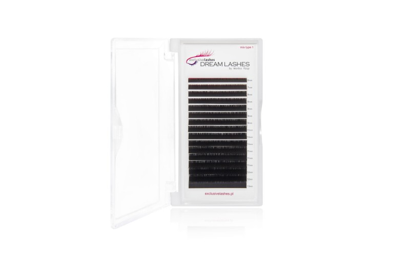 Sztuczne rzęsy 1:1 Flat Dream Lashes 0,15 skręt C